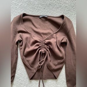 Brown Zara long sleeve
